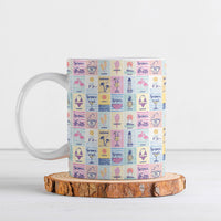 Aloha Summer Posters Grunge Textures Ceramic Mug