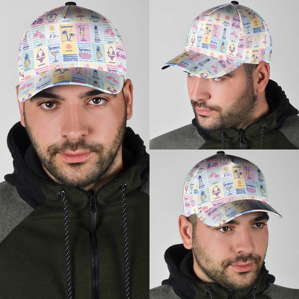 Aloha Summer Posters Grunge Textures Classic Cap