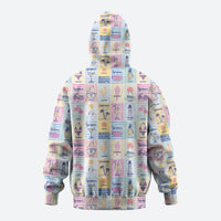 Aloha Summer Posters Grunge Textures Hoodie