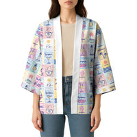 Aloha Summer Posters Grunge Textures Kimono