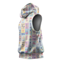 Aloha Summer Posters Grunge Textures Sleeveless Hoodie