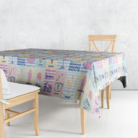Aloha Summer Posters Grunge Textures Tablecloth