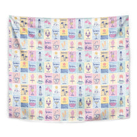 Aloha Summer Posters Grunge Textures Tapestry