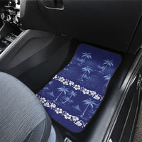 Blue Hawaii Palm Tree Hibiscus Car Mats Fantasy Summer Vibe LT01 - Polynesian Pride