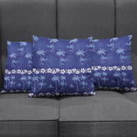 Blue Hawaii Palm Tree Hibiscus Pillow Cover Fantasy Summer Vibe LT01 - Polynesian Pride