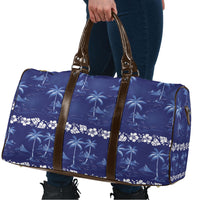 Blue Hawaii Palm Tree Hibiscus Travel Bag Fantasy Summer Vibe LT01 - Polynesian Pride