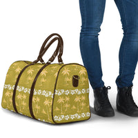 Yellow Hawaii Palm Tree Hibiscus Travel Bag Fantasy Summer Vibe LT01 - Polynesian Pride