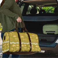Yellow Hawaii Palm Tree Hibiscus Travel Bag Fantasy Summer Vibe LT01 - Polynesian Pride