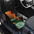 New Zealand and Ireland Rugby Car Mats Silver Fern With Shamrock 2023 World Cup LT01 - Polynesian Pride