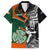 New Zealand and Ireland Rugby Hawaiian Shirt Silver Fern With Shamrock 2023 World Cup LT01 Art - Polynesian Pride