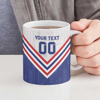 Custom Toa Samoa Rugby Ceramic Mug 1992-1993 Special Edition - Polynesian Pride