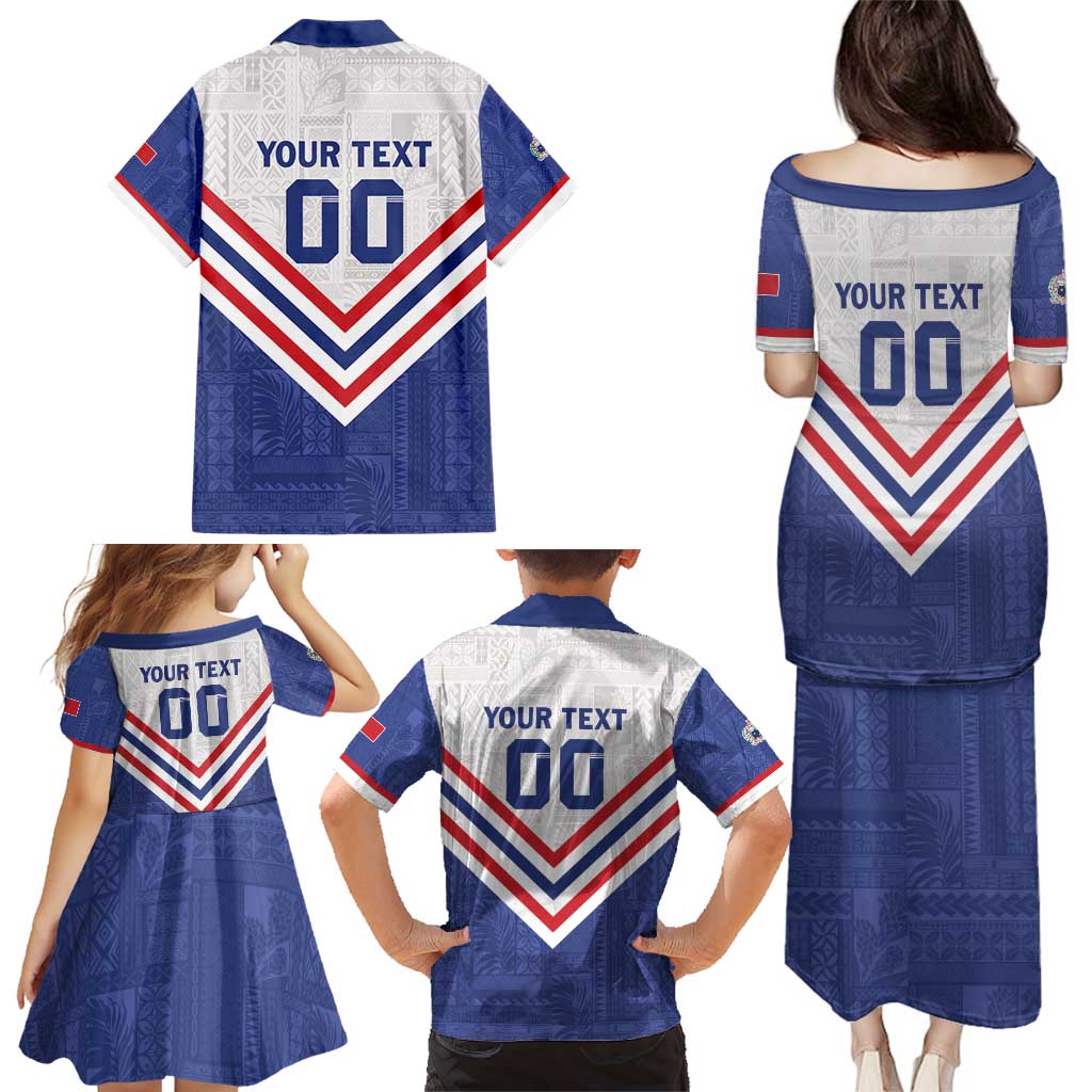 Custom Toa Samoa Rugby Family Matching Puletasi and Hawaiian Shirt 1992-1993 Special Edition - Polynesian Pride