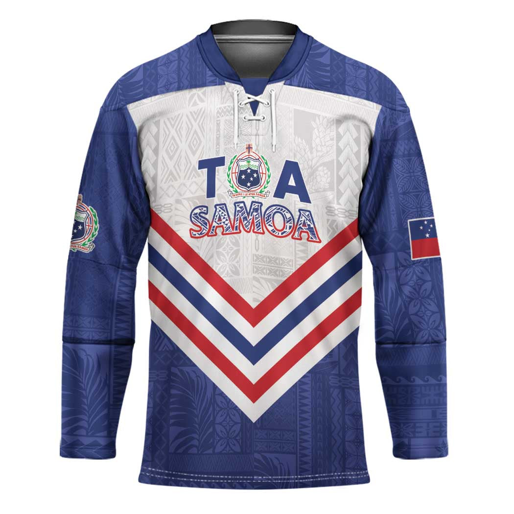 Custom Toa Samoa Rugby Hockey Jersey 1992-1993 Special Edition - Polynesian Pride