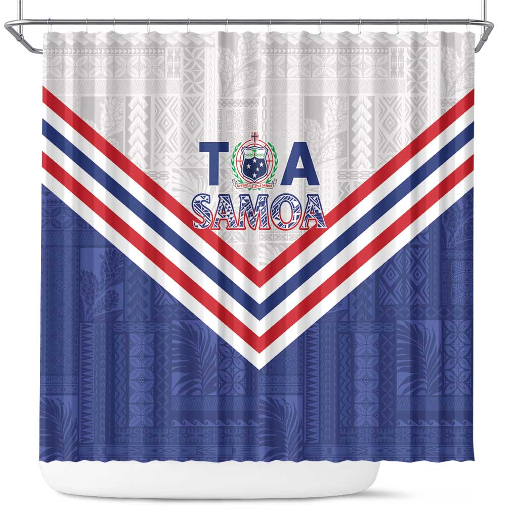 Toa Samoa Rugby Shower Curtain 1992-1993 Special Edition - Polynesian Pride