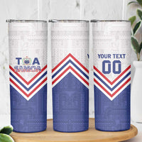 Custom Toa Samoa Rugby Skinny Tumbler 1992-1993 Special Edition - Polynesian Pride