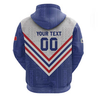 Custom Toa Samoa Rugby Zip Hoodie 1992-1993 Special Edition - Polynesian Pride