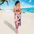 Maori Manta Ray Plumeria Royal Pink Sarong