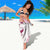 Maori Manta Ray Plumeria Royal Pink Sarong
