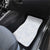 Plumeria Floral White Sunday Car Mats