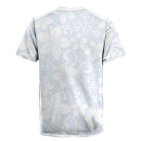Plumeria Floral White Sunday Rugby Jersey