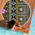 Fiji Masi Tapa Pattern Yellow Beach Blanket - Polynesian Pride