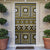 Fiji Masi Tapa Pattern Yellow Door Cover - Polynesian Pride