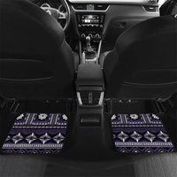 Fiji Masi Tapa Pattern Purple Car Mats - Polynesian Pride