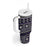Fiji Masi Tapa Pattern Purple Tumbler With Handle - Polynesian Pride
