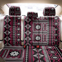 Fiji Masi Tapa Pattern Pink Back Car Seat Cover - Polynesian Pride