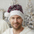 Fiji Masi Tapa Pattern Pink Christmas Santa Hat - Polynesian Pride