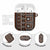 Fiji Masi Tapa Pattern Orange AirPods Case - Polynesian Pride