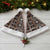 Fiji Masi Tapa Pattern Orange Christmas Santa Hat - Polynesian Pride