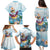 Hawaii Flamingo Family Matching Puletasi and Hawaiian Shirt Plumeria Tropical Beach
