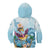 Hawaii Flamingo Kid Hoodie Plumeria Tropical Beach