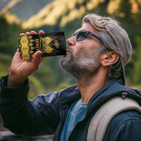 Haiti Neg Marron Gold 4 in 1 Can Cooler Tumbler Lespwa pa anyen san aksyon