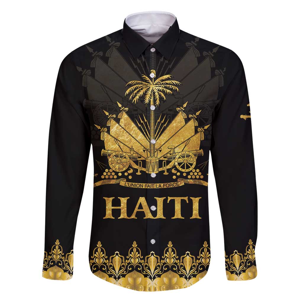 Haiti Neg Marron Gold Family Matching Puletasi and Hawaiian Shirt Lespwa pa anyen san aksyon