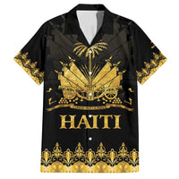 Haiti Neg Marron Gold Family Matching Tank Maxi Dress and Hawaiian Shirt Lespwa pa anyen san aksyon