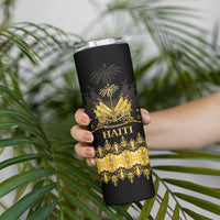 Haiti Neg Marron Gold Skinny Tumbler Lespwa pa anyen san aksyon LT01 - Polynesian Pride