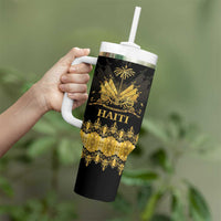 Haiti Neg Marron Gold Tumbler With Handle Lespwa pa anyen san aksyon