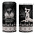Haiti Neg Marron Silver 4 in 1 Can Cooler Tumbler Hope is Nothing Without Action