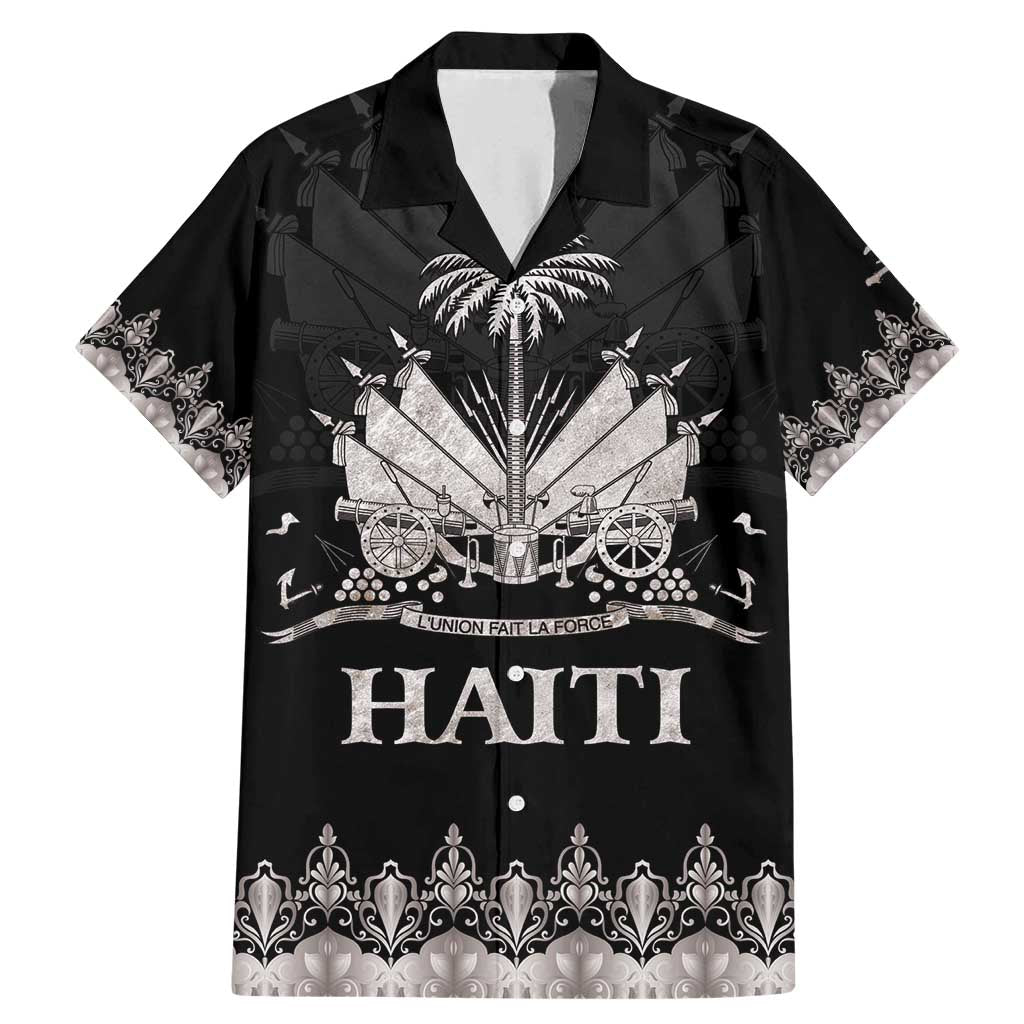 Haiti Neg Marron Silver Family Matching Mermaid Dress and Hawaiian Shirt Hope is Nothing Without Action