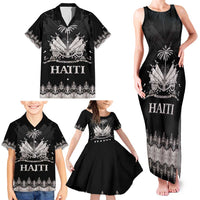 Haiti Neg Marron Silver Family Matching Tank Maxi Dress and Hawaiian Shirt Hope is Nothing Without Action