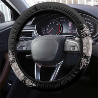 Haiti Neg Marron Silver Steering Wheel Cover Hope is Nothing Without Action