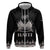Haiti Neg Marron Silver Zip Hoodie Hope is Nothing Without Action