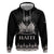 Haiti Neg Marron Silver Zip Hoodie Hope is Nothing Without Action