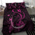 Survivor Melody Pink Bedding Set Breast Cancer Polynesian Pattern