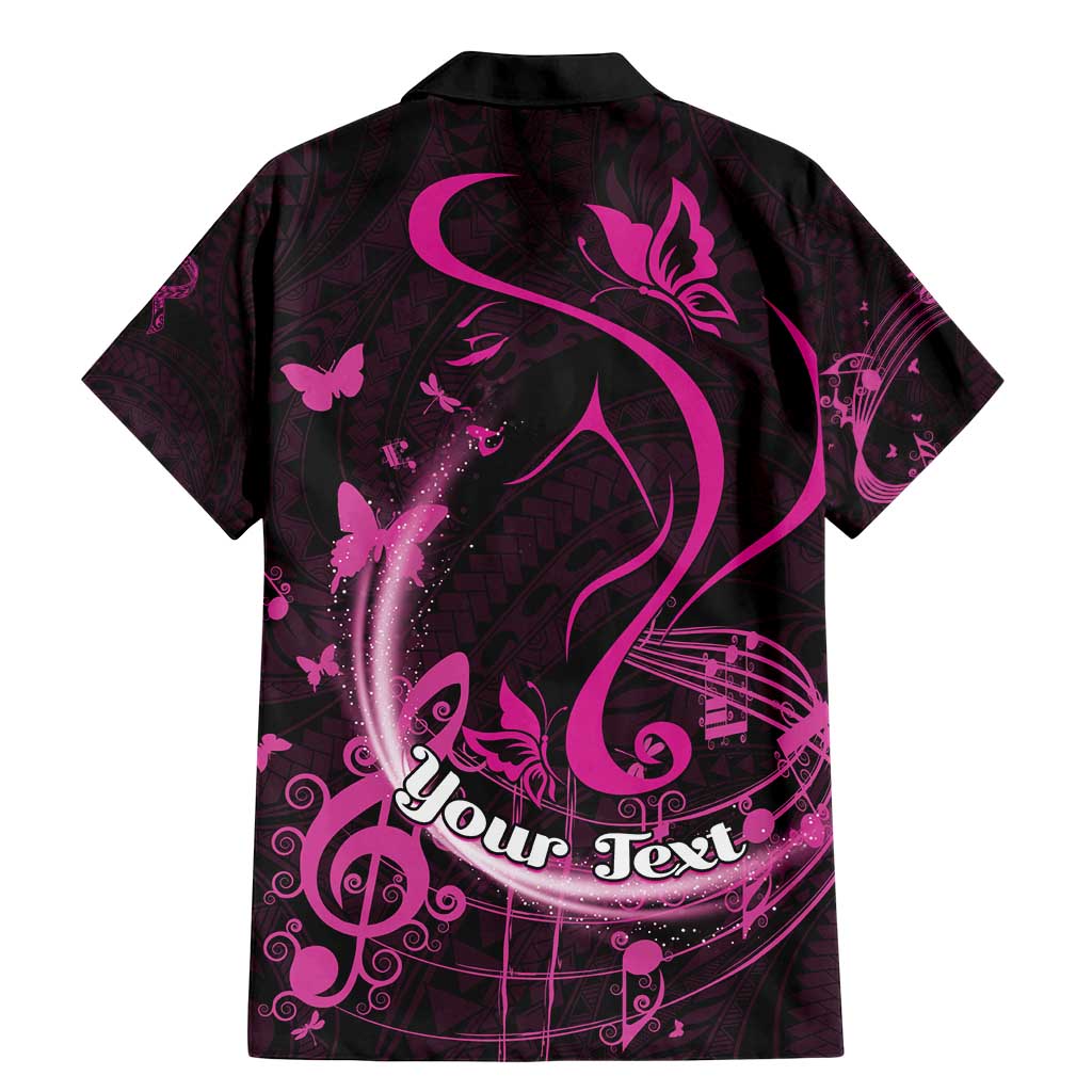 Personalised Survivor Melody Pink Family Matching Mermaid Dress and Hawaiian Shirt Breast Cancer Polynesian Pattern LT01 - Polynesian Pride