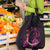 Survivor Melody Pink Grocery Bag Breast Cancer Polynesian Pattern
