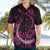 Personalised Survivor Melody Pink Hawaiian Shirt Breast Cancer Polynesian Pattern