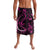 Personalised Survivor Melody Pink Lavalava Breast Cancer Polynesian Pattern